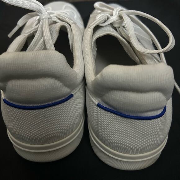 Rothy's The Lace Up Sneaker Vanilla Fabric Casual US 10M EU 43 Sustainable Shoes - Picture 5 of 10